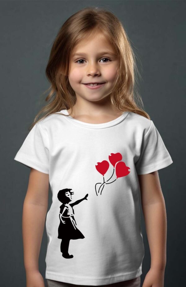 T-shirt Col Rond Fille - Ballon part