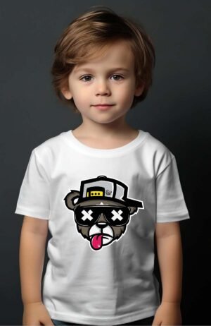 bear cool – Tshirt Garçon – Blanc