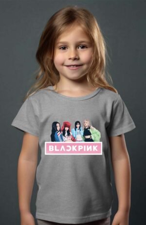 black pink – Tshirt Fille – Gris