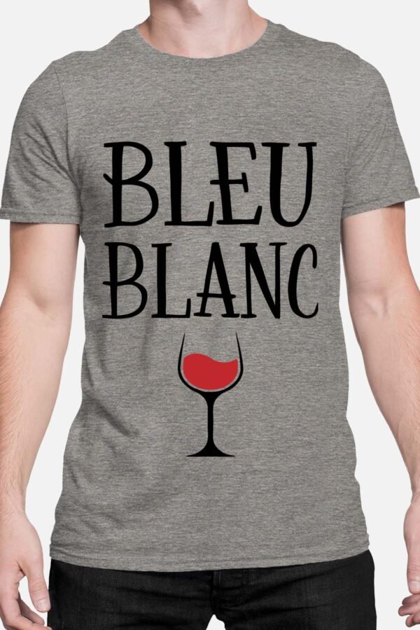 Bleu blanc verre rouge - Tshirt Homme