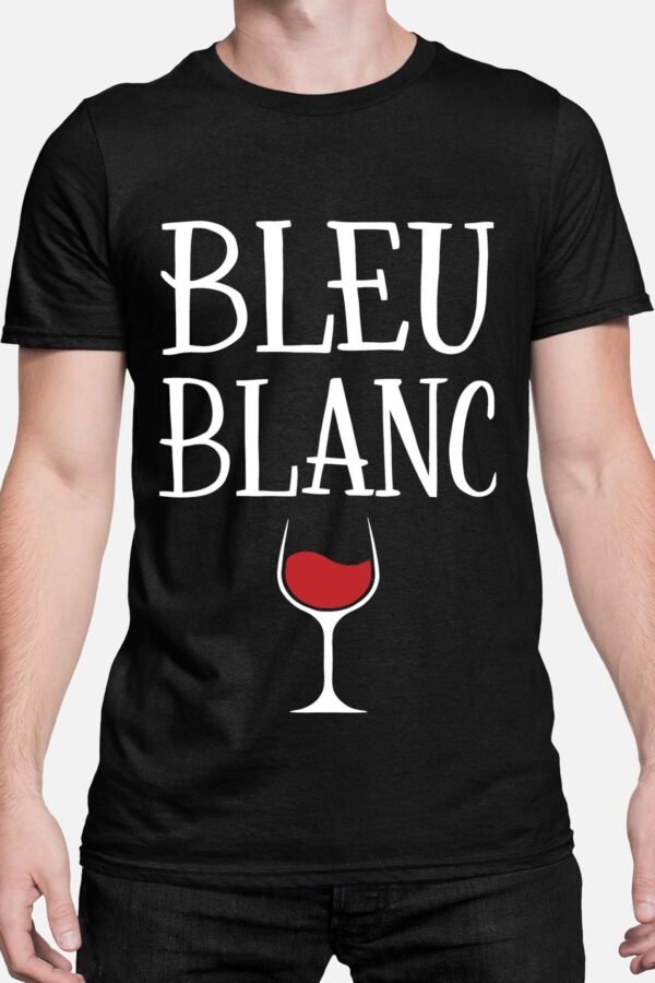 Bleu blanc verre rouge - Tshirt Homme