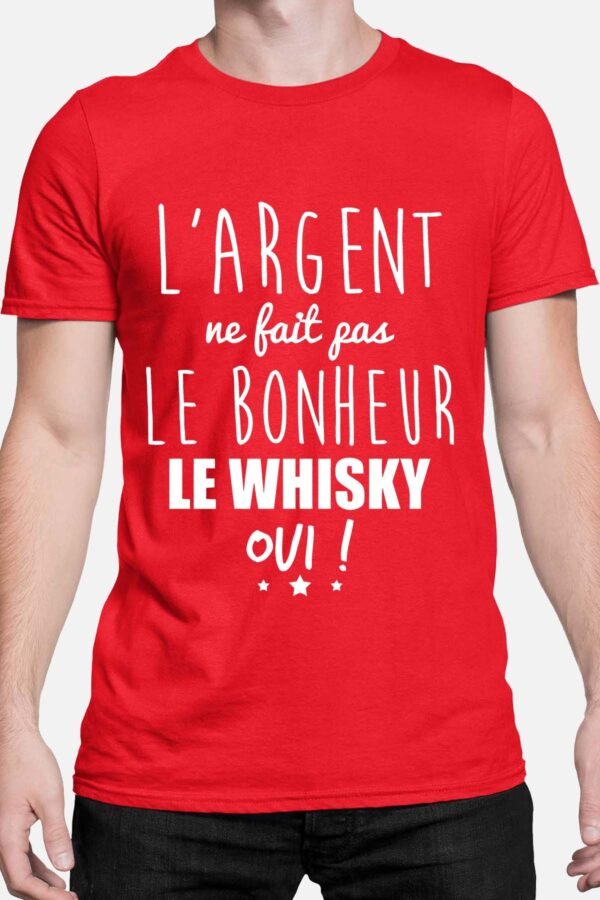 L'argent ne fait pas le bohneur mais le whisky oui - Tshirt Homme