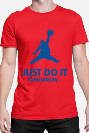 do it tomorrow – Tshirt Homme – Rouge