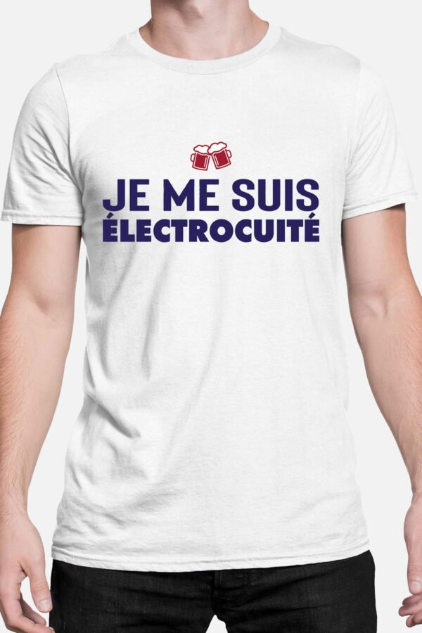 Je me suis électrocuité - Tshirt Homme