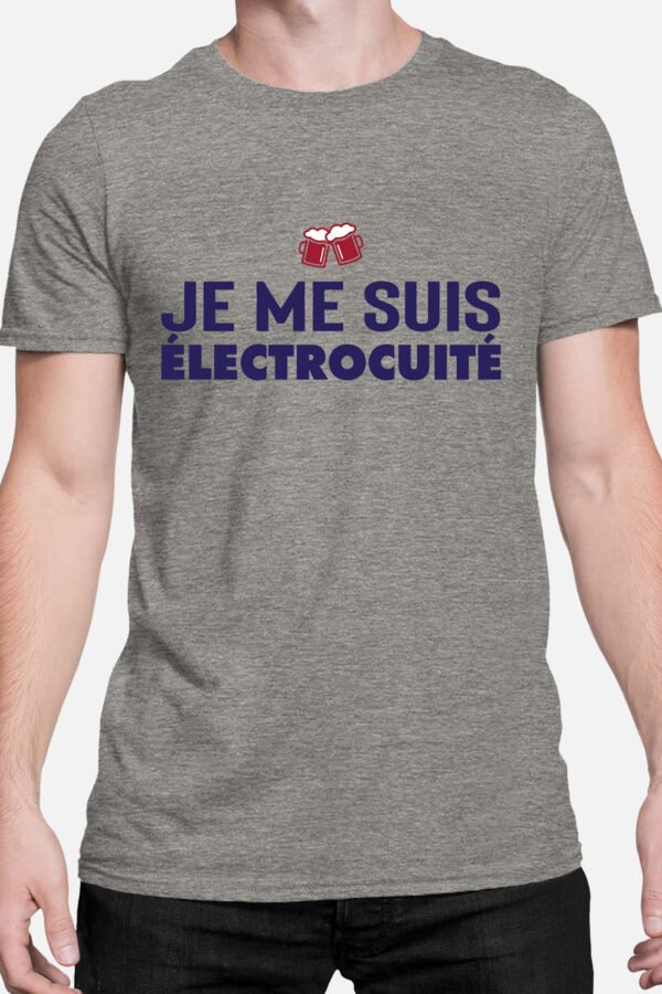 Je me suis électrocuité - Tshirt Homme