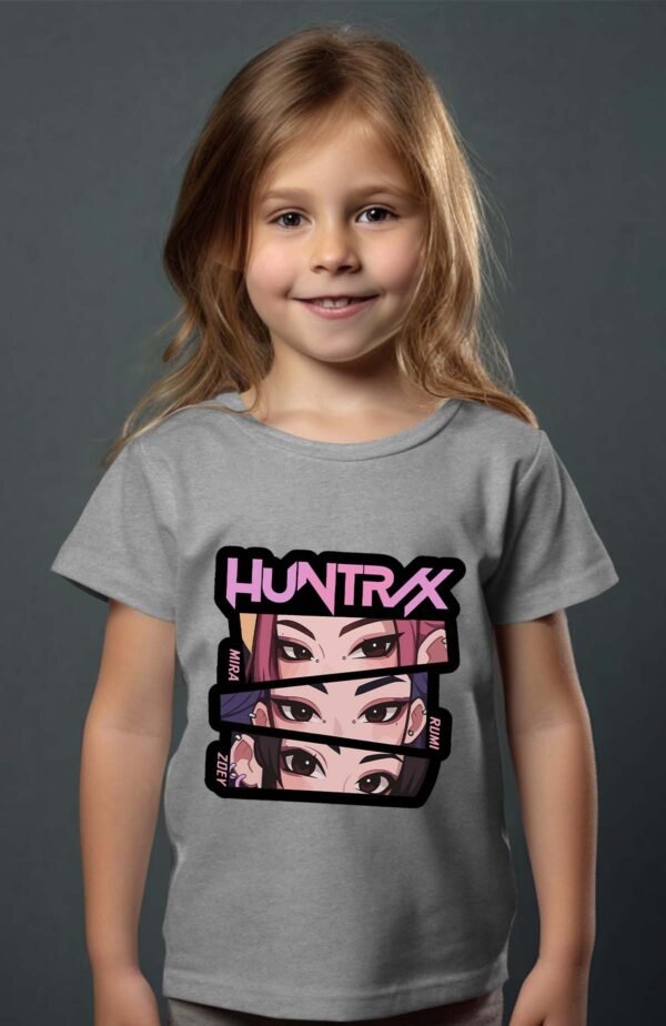 T-shirt Col Rond Fille - Eyes huntrx