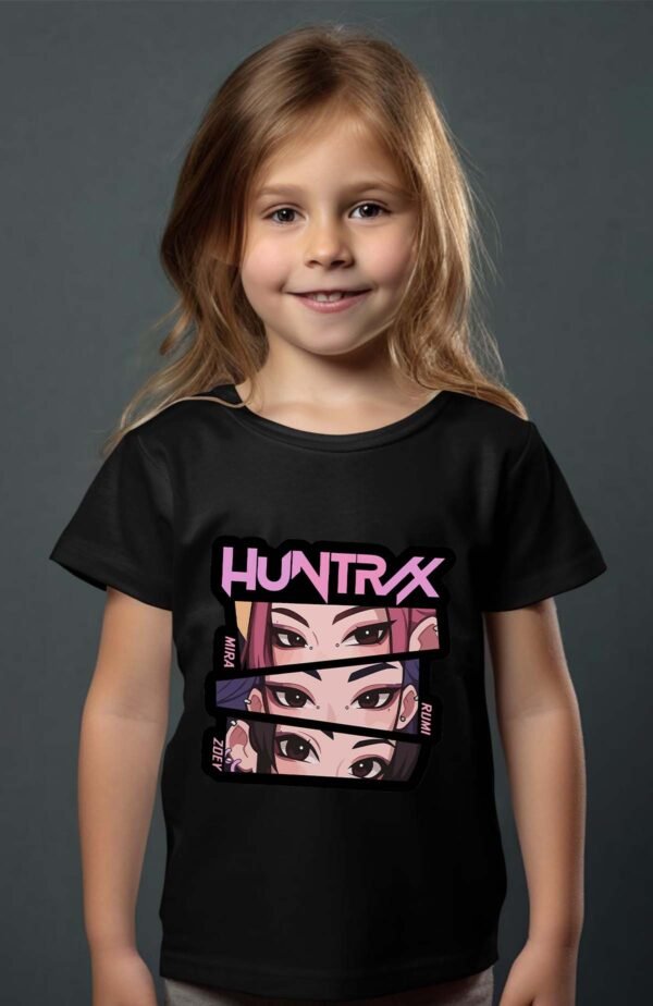T-shirt Col Rond Fille - Eyes huntrx