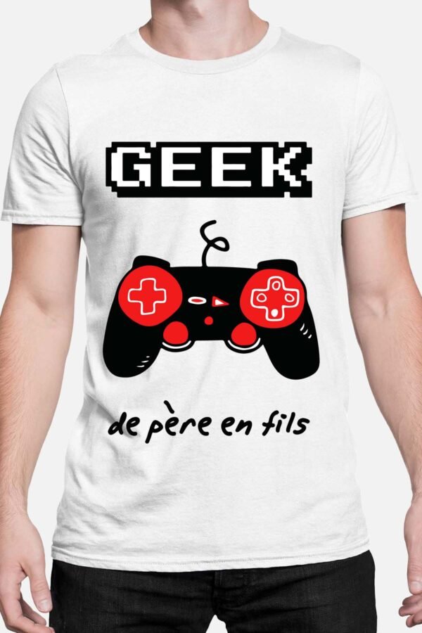 Geek de père en fils - Tshirt Homme