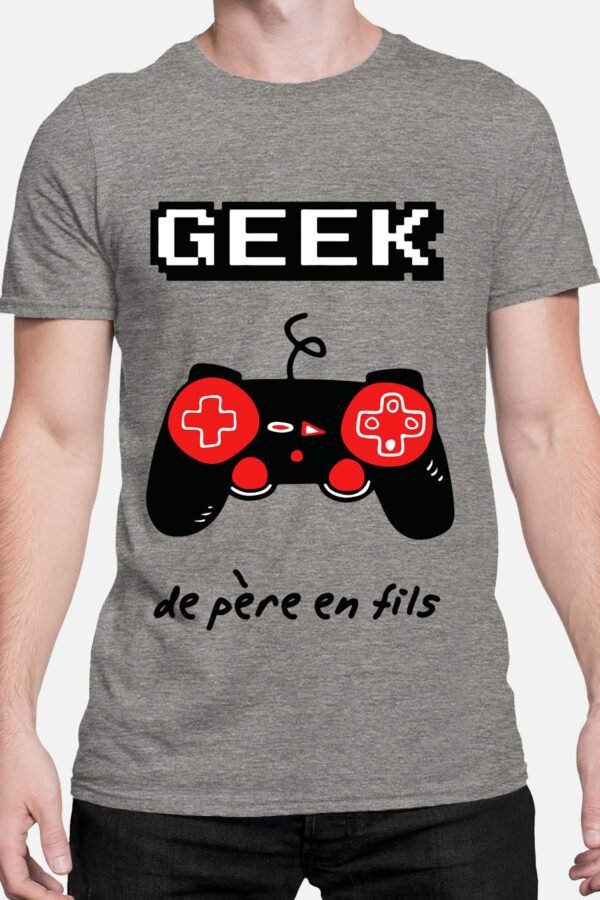 Geek de père en fils - Tshirt Homme