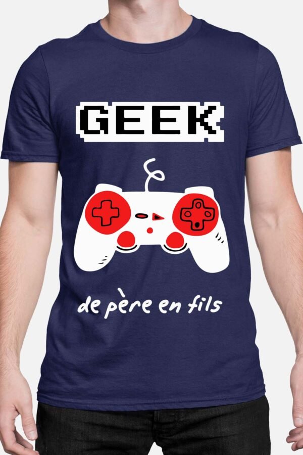 Geek de père en fils - Tshirt Homme