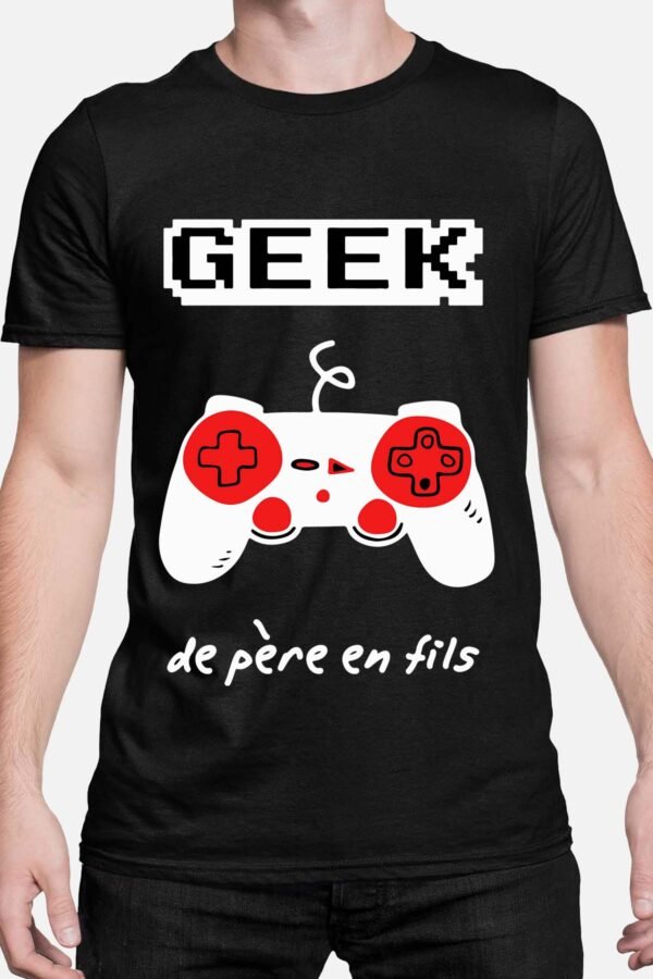 Geek de père en fils - Tshirt Homme