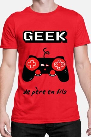 Geek de père en fils - Tshirt Homme