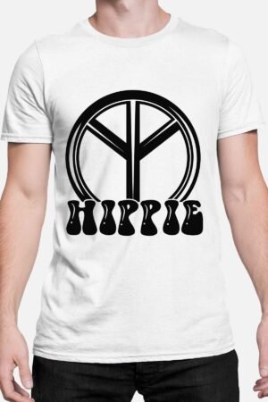 hippie – Tshirt Homme – Blanc