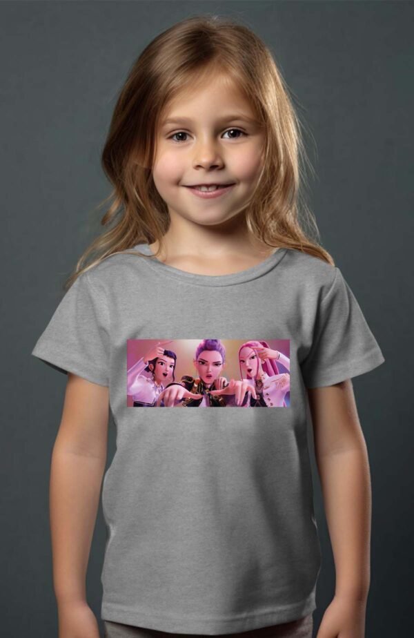 T-shirt Col Rond Fille - Kpop girls
