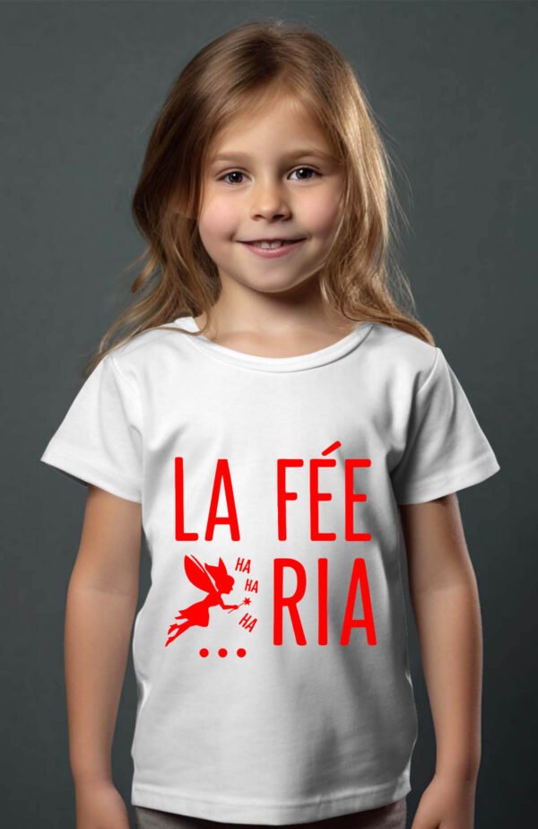 T-shirt Col Rond Fille - La fée ria