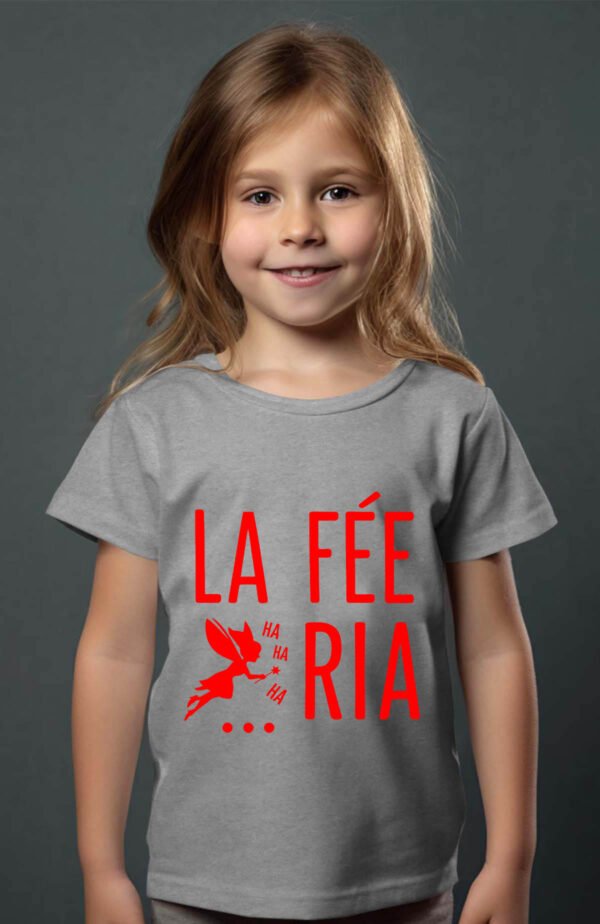 T-shirt Col Rond Fille - La fée ria