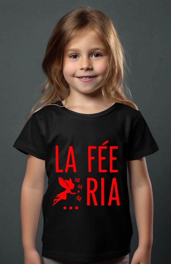 T-shirt Col Rond Fille - La fée ria
