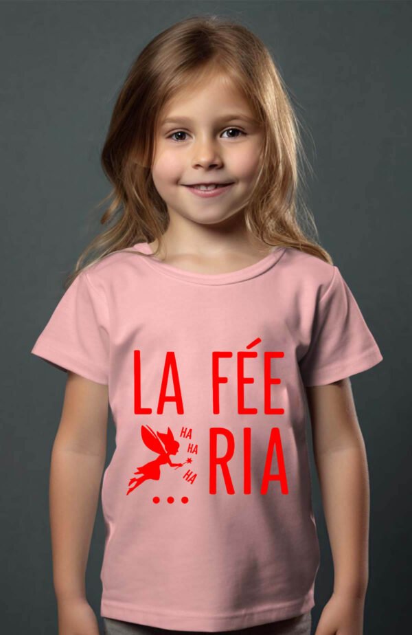 T-shirt Col Rond Fille - La fée ria