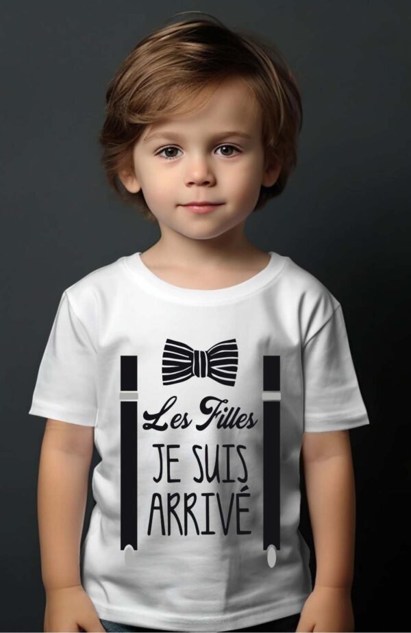T-shirt Garçon en Gros | Les filles je suis arrivé