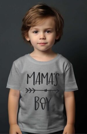 mama’s boy – Tshirt Garçon – Gris