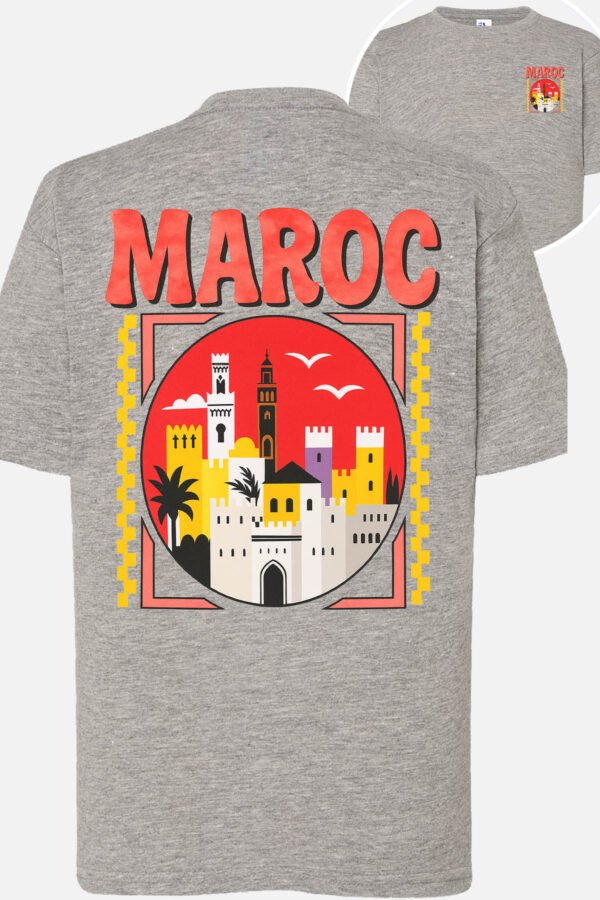 T-shirt Col Rond Fille - Maroc payz