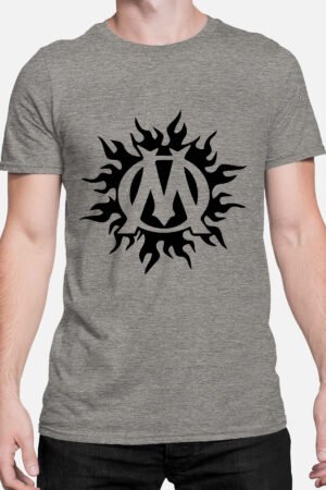 om Feu – T-shirt Homme – Gris