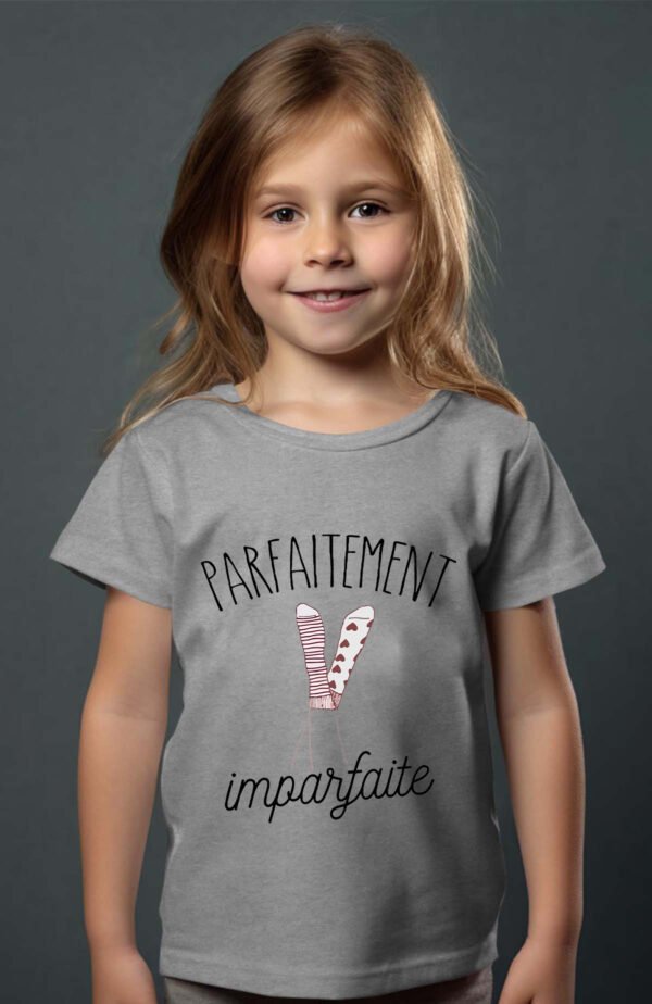 T-shirt Col Rond Fille - Parfaitement imparfaite