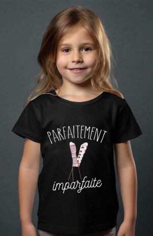 T-shirt Col Rond Fille - Parfaitement imparfaite