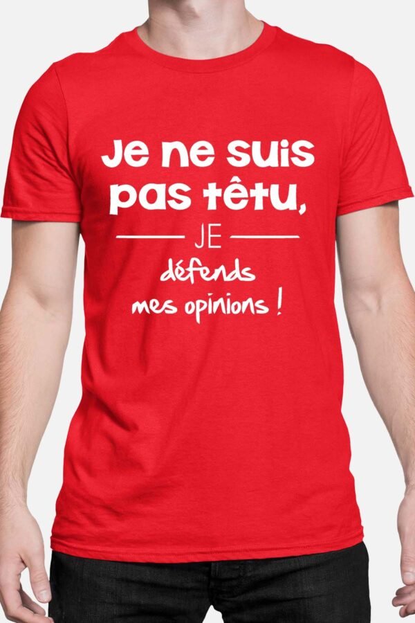 Je ne suis pas têtu - Tshirt Homme