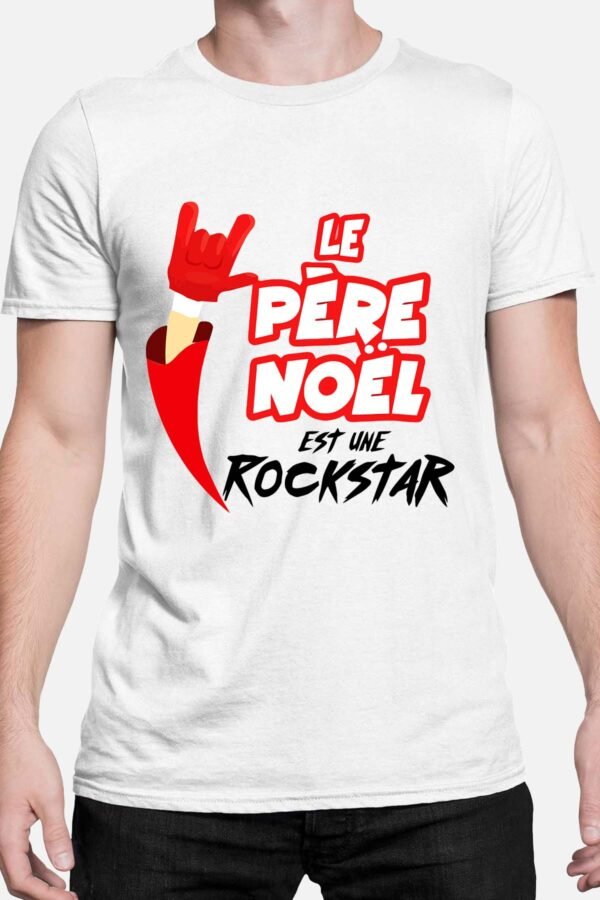 Le père noël est une rock star - Tshirt Homme