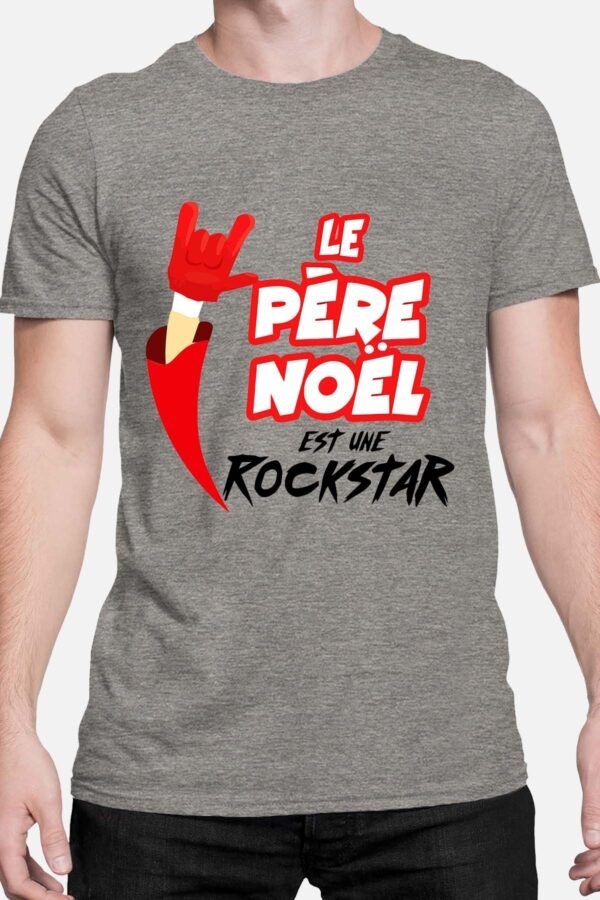 Le père noël est une rock star - Tshirt Homme