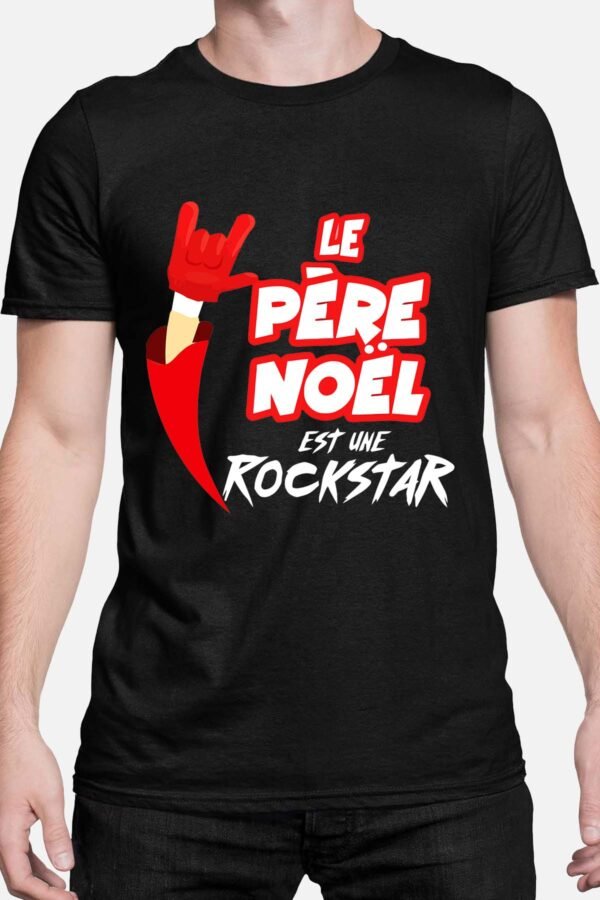 Le père noël est une rock star - Tshirt Homme