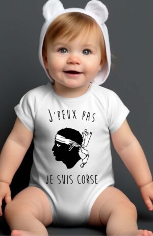 J'peux pas je suis Corse - Body bébé garçon
