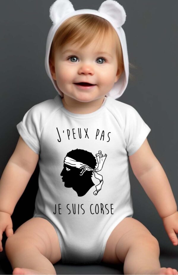 J'peux pas je suis Corse - Body bébé garçon