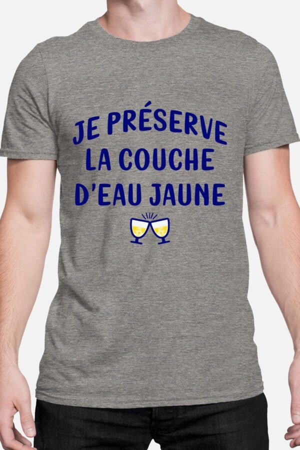 Je préserve la couche d'eau jaune - Tshirt Homme