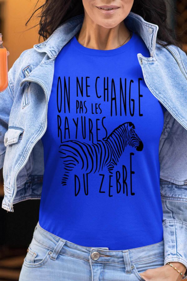 Rayures zèbre - Tshirt Femme