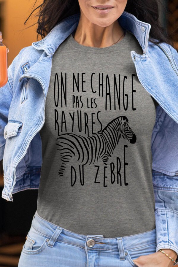 Rayures zèbre - Tshirt Femme