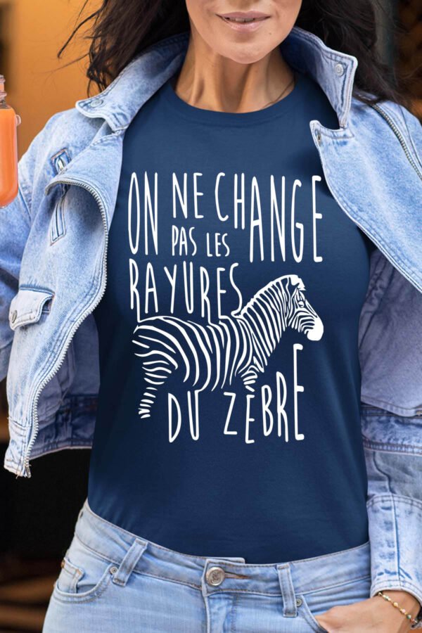 Rayures zèbre - Tshirt Femme