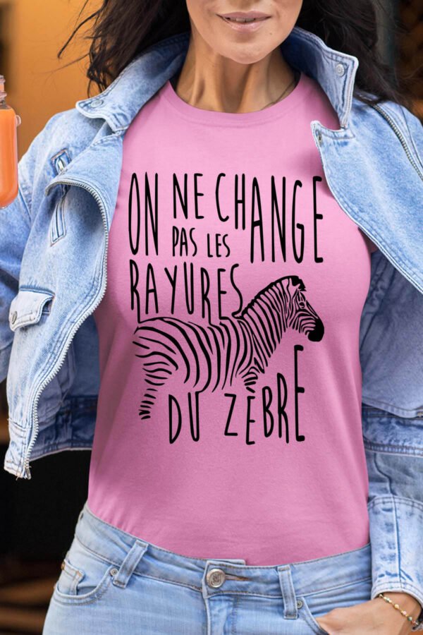 Rayures zèbre - Tshirt Femme