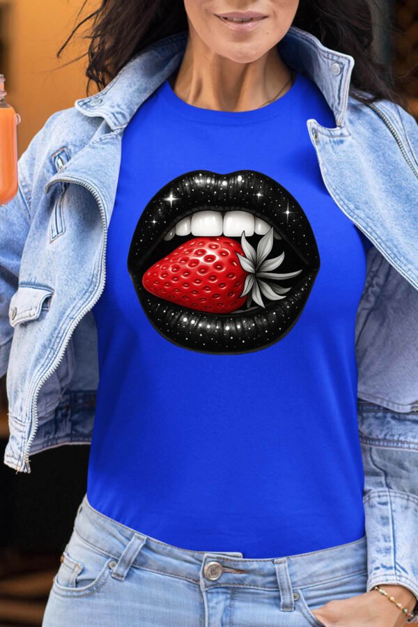 Strawberry mouth - Tshirt Femme