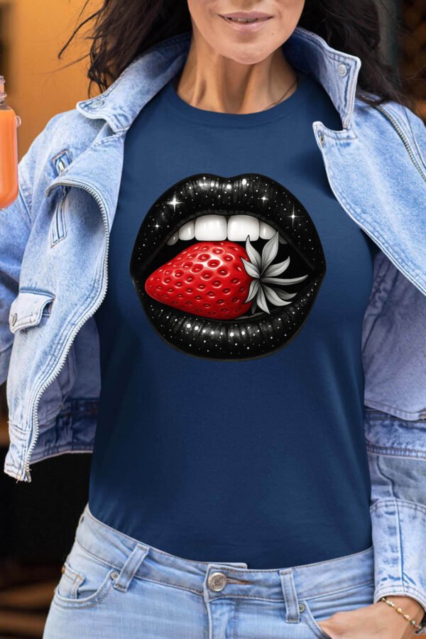 Strawberry mouth - Tshirt Femme