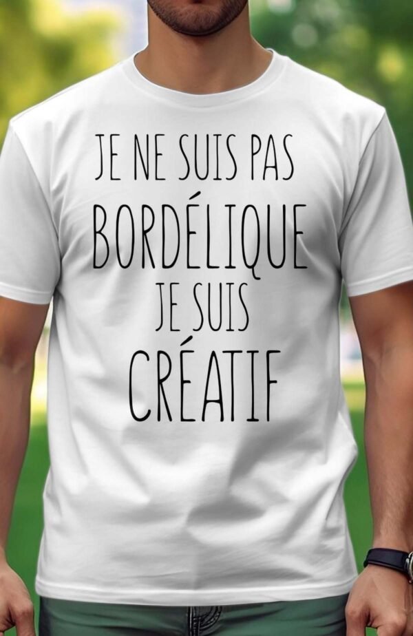 Je ne suis pas bordélique je suis créatif - Tshirt Homme