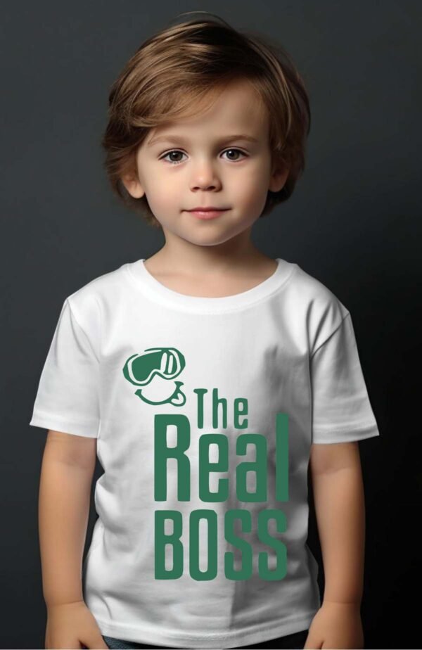 T-shirt Garçon en Gros | The real boss
