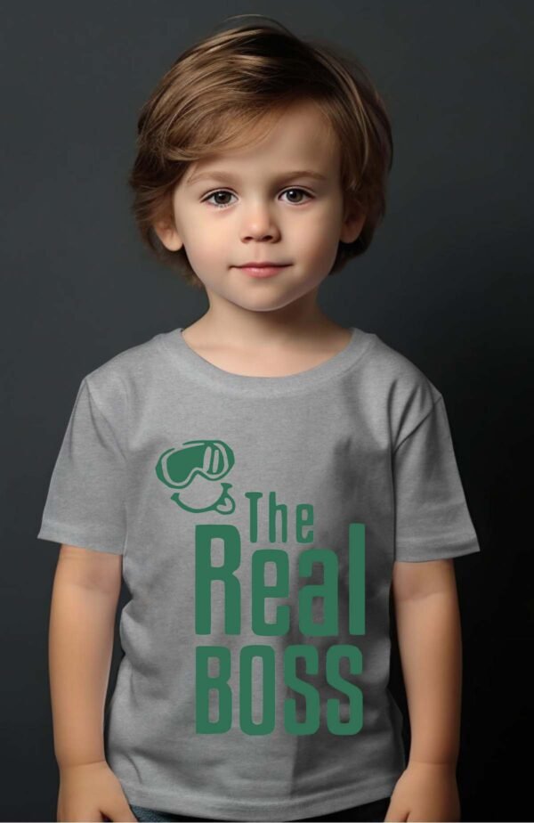 T-shirt Garçon en Gros | The real boss