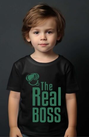 T-shirt Garçon en Gros | The real boss