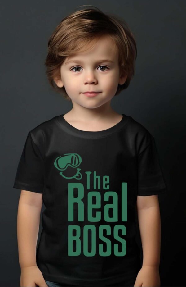 T-shirt Garçon en Gros | The real boss