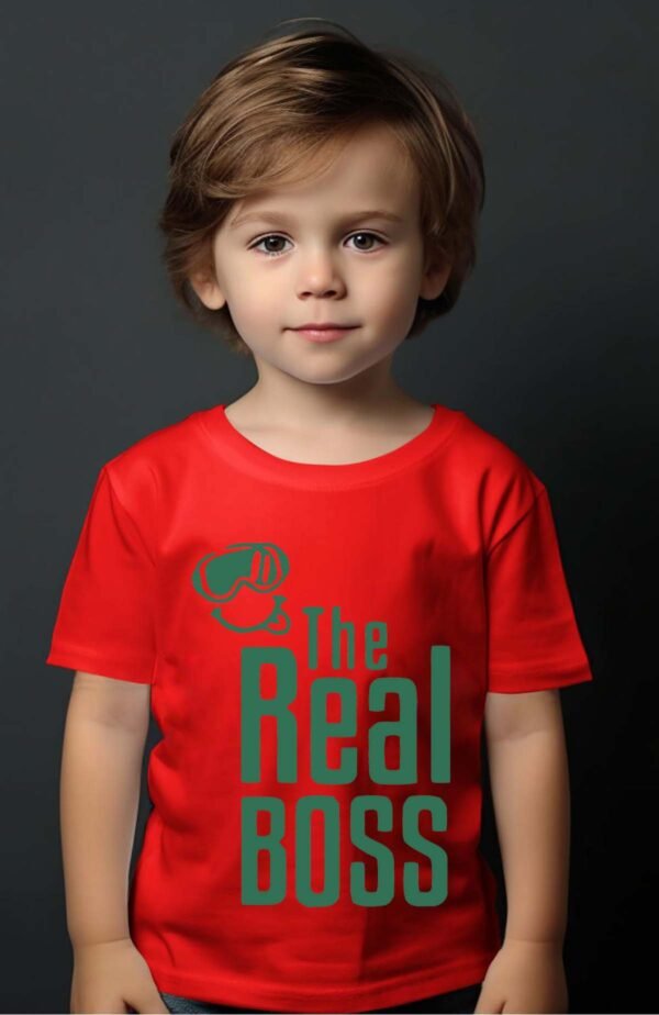 T-shirt Garçon en Gros | The real boss