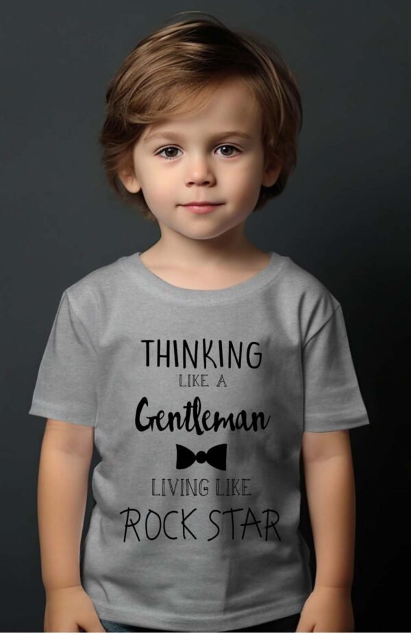 T-shirt Garçon en Gros | Thinking like a gentleman