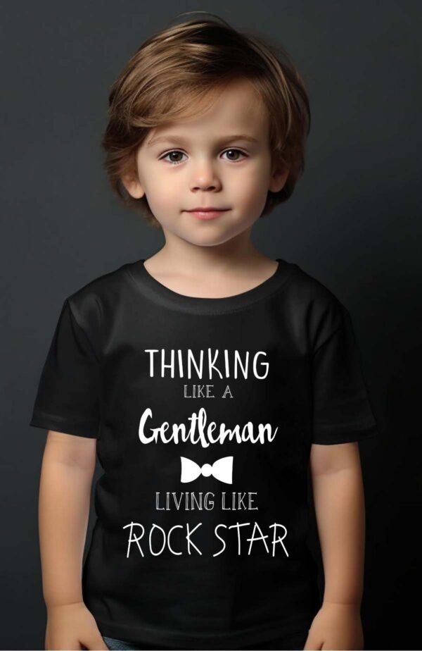 T-shirt Garçon en Gros | Thinking like a gentleman