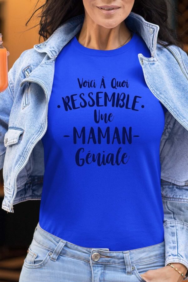 Voici à quoi ressemble une maman géniale - Tshirt Femme